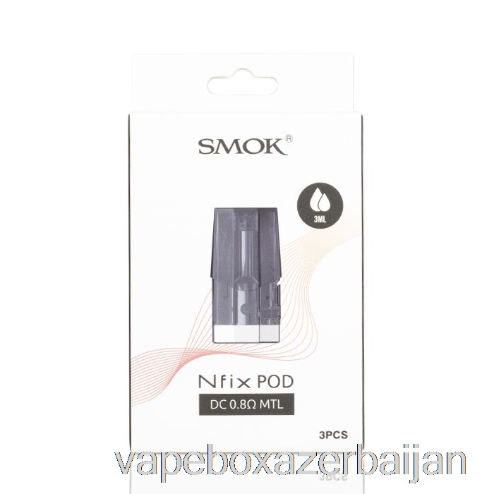 Vape Smoke SMOK NFIX Replacement Pods 0.8ohm MESH Pods